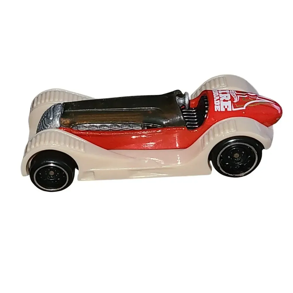 Hot Wheels Brit Speed Fire Brigade Car Vehicle Diecast 1/64 Scale Loose